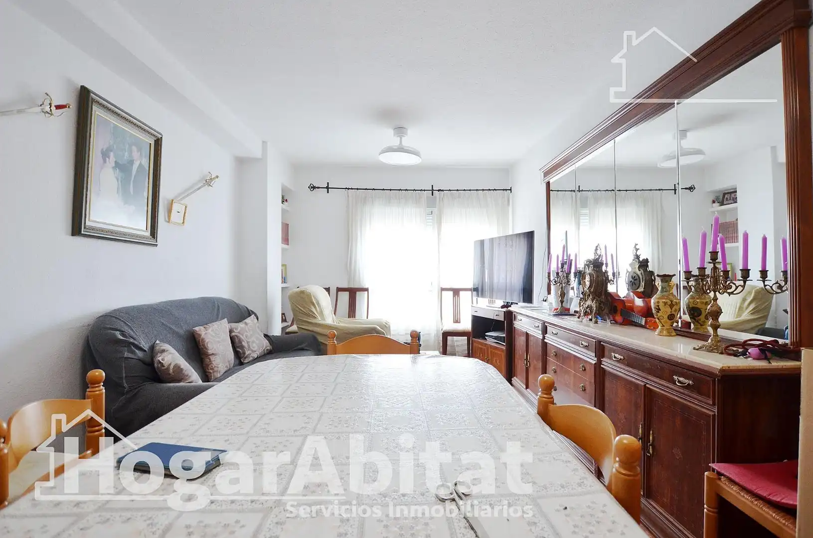 Sala d'estar de Pis en venda en Tavernes de la Valldigna