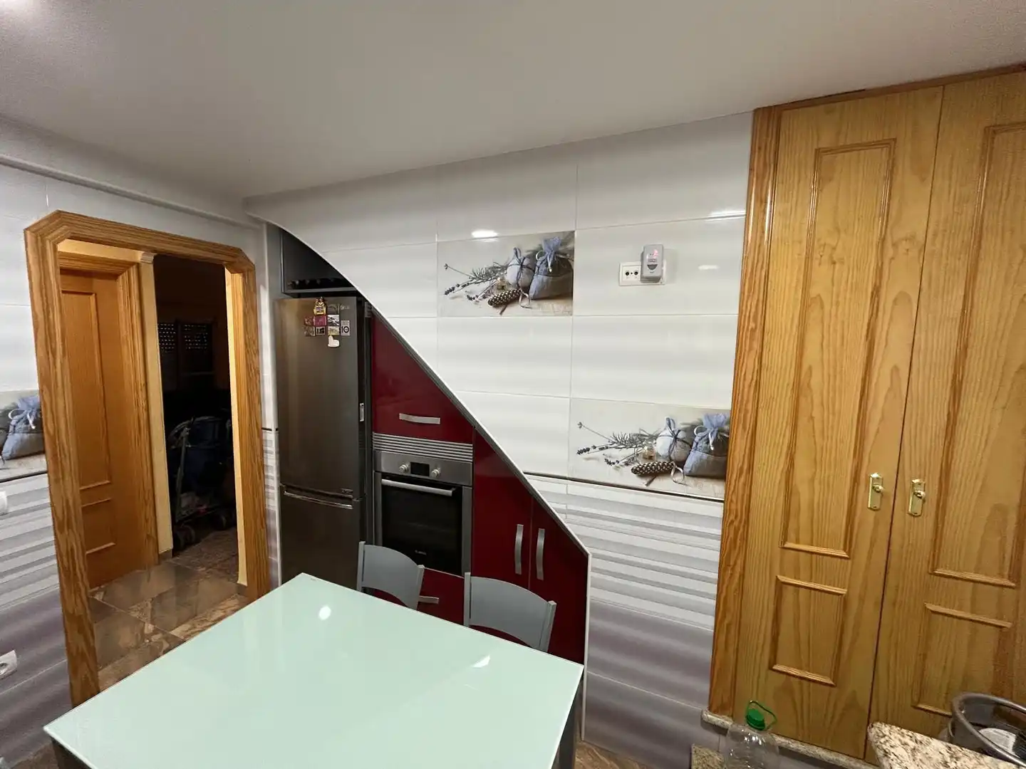 Cuina de Casa o xalet en venda en Villalpardo amb Aire condicionat, Jardí privat i Terrassa