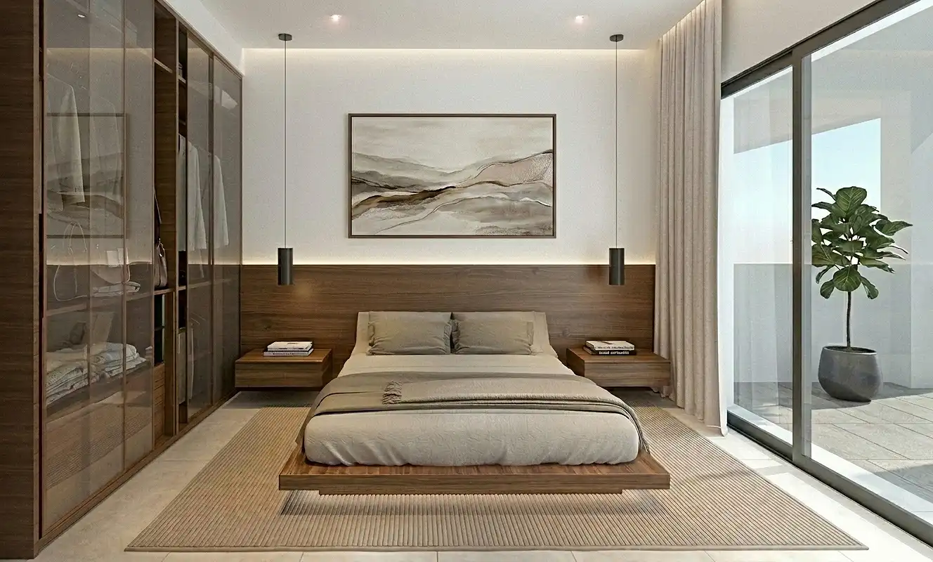 Habitación de Casa o chalet en venta en Nerja con Aire acondicionado, Calefacción y Jardín privado