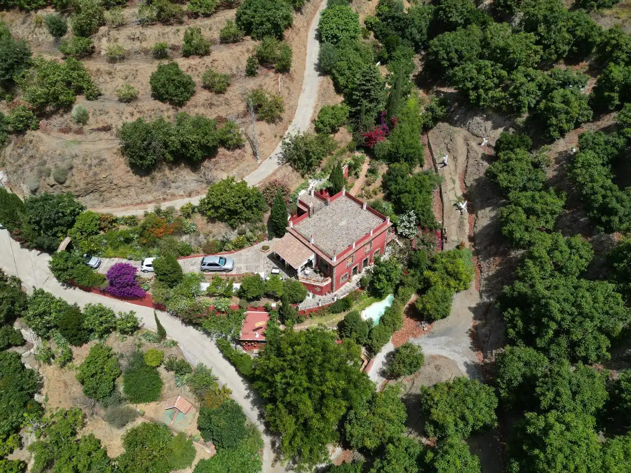 Jardín de Finca rústica en venta en Jete con Aire acondicionado, Jardín privado y Terraza