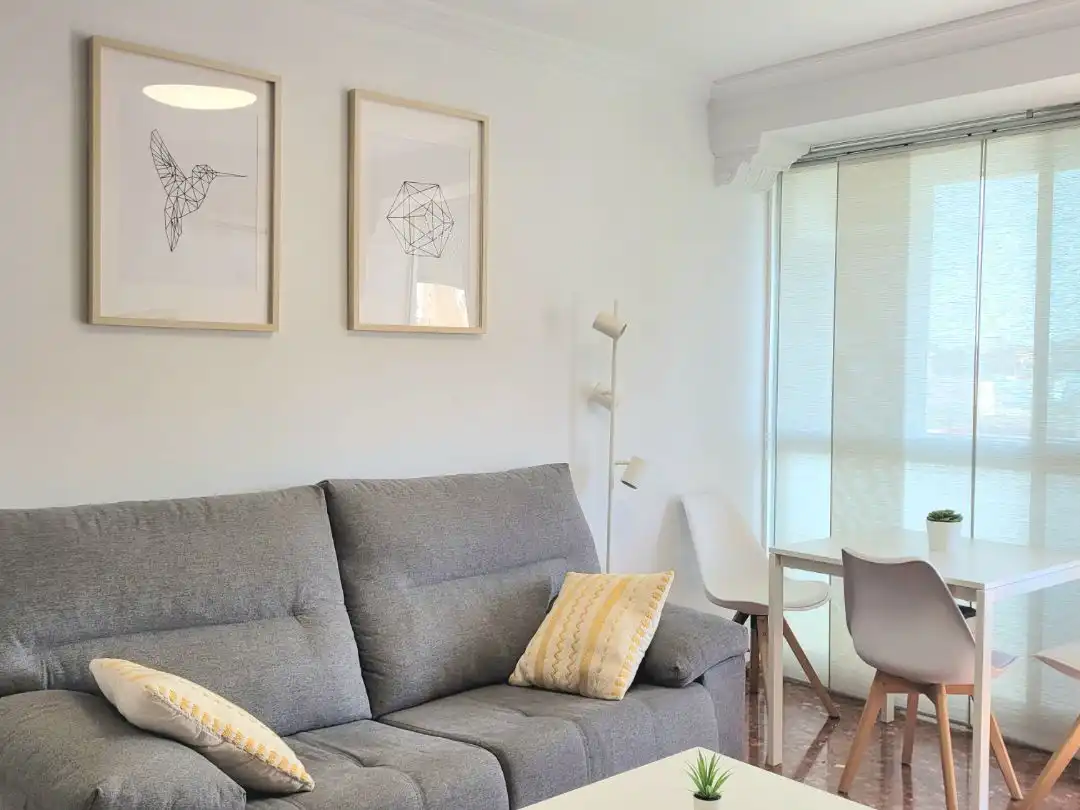 Living room of Flat for share in Sevilla  with Air Conditioner, Heating and Terrace