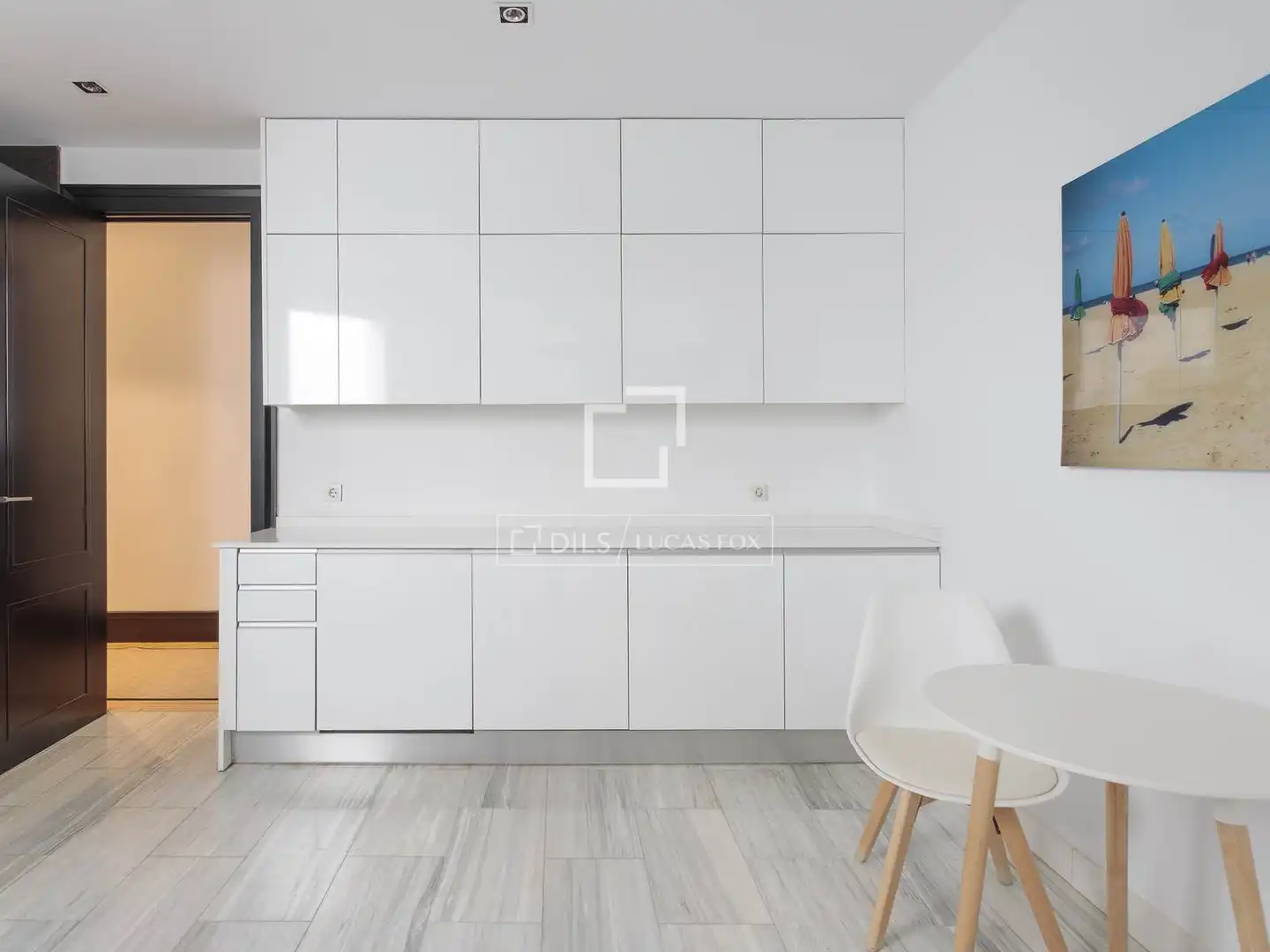 Küche von Wohnung zur Miete in Madrid mit Klimaanlage, Heizung und Parkett