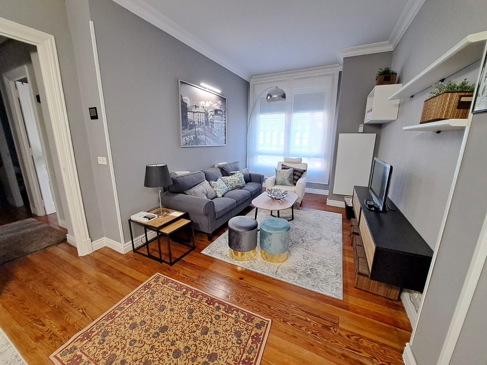 Living room of Flat to rent in Bilbao   with Heating, Furnished and Oven
