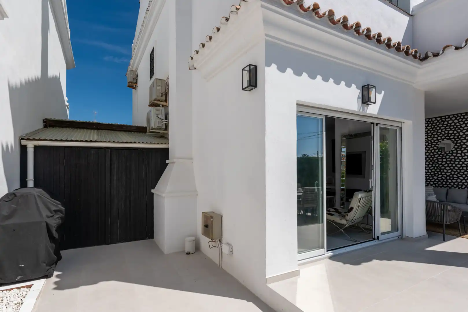 Terraza de Casa o chalet en venta en Estepona con Aire acondicionado, Jardín privado y Terraza