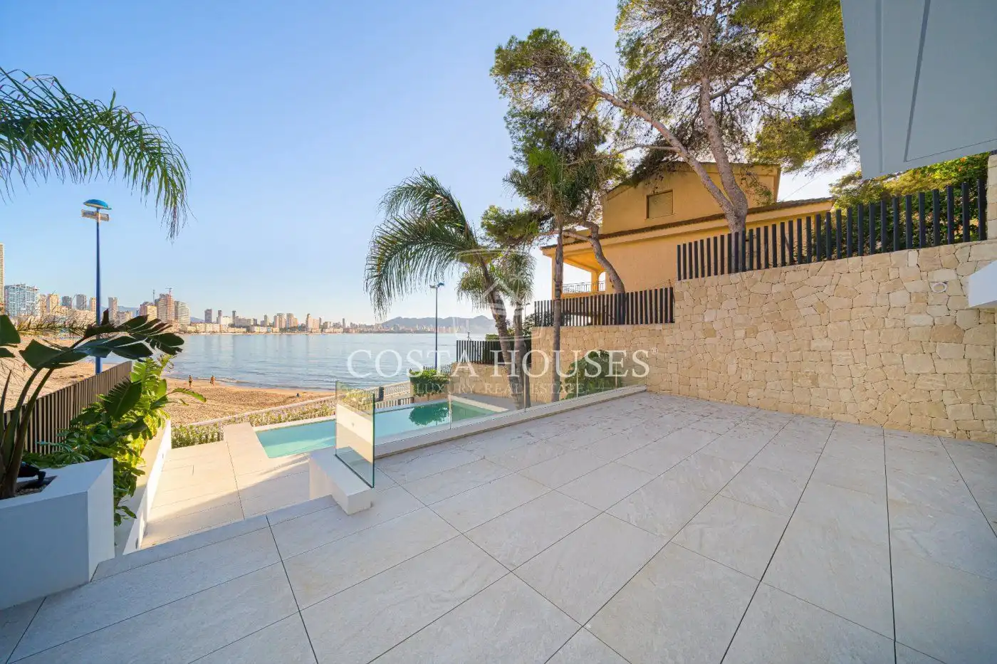 Terraza de Planta baja en venta en Benidorm con Aire acondicionado, Jardín privado y Terraza