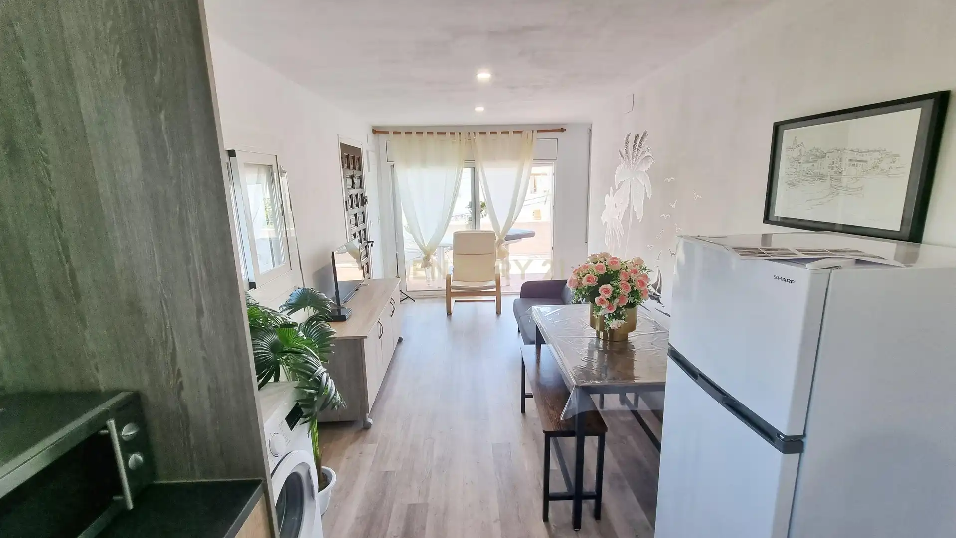 Living room of Apartments for sale in Llançà  with Storage room, Washing machine and Microwave