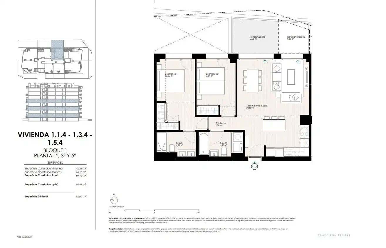 Apartamento con piscina en venta en Platja de Torres, imagen 16
