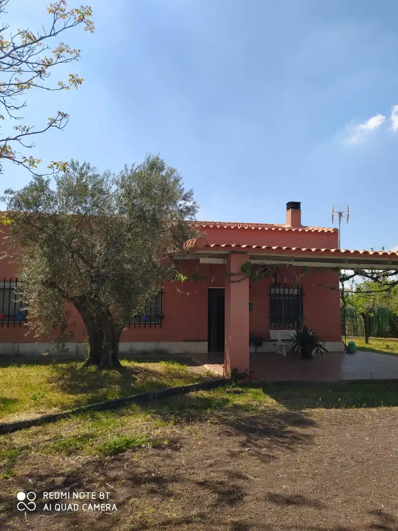 Vista exterior de Casa o xalet en venda en Villamayor de Calatrava amb Jardí privat, Traster i Piscina