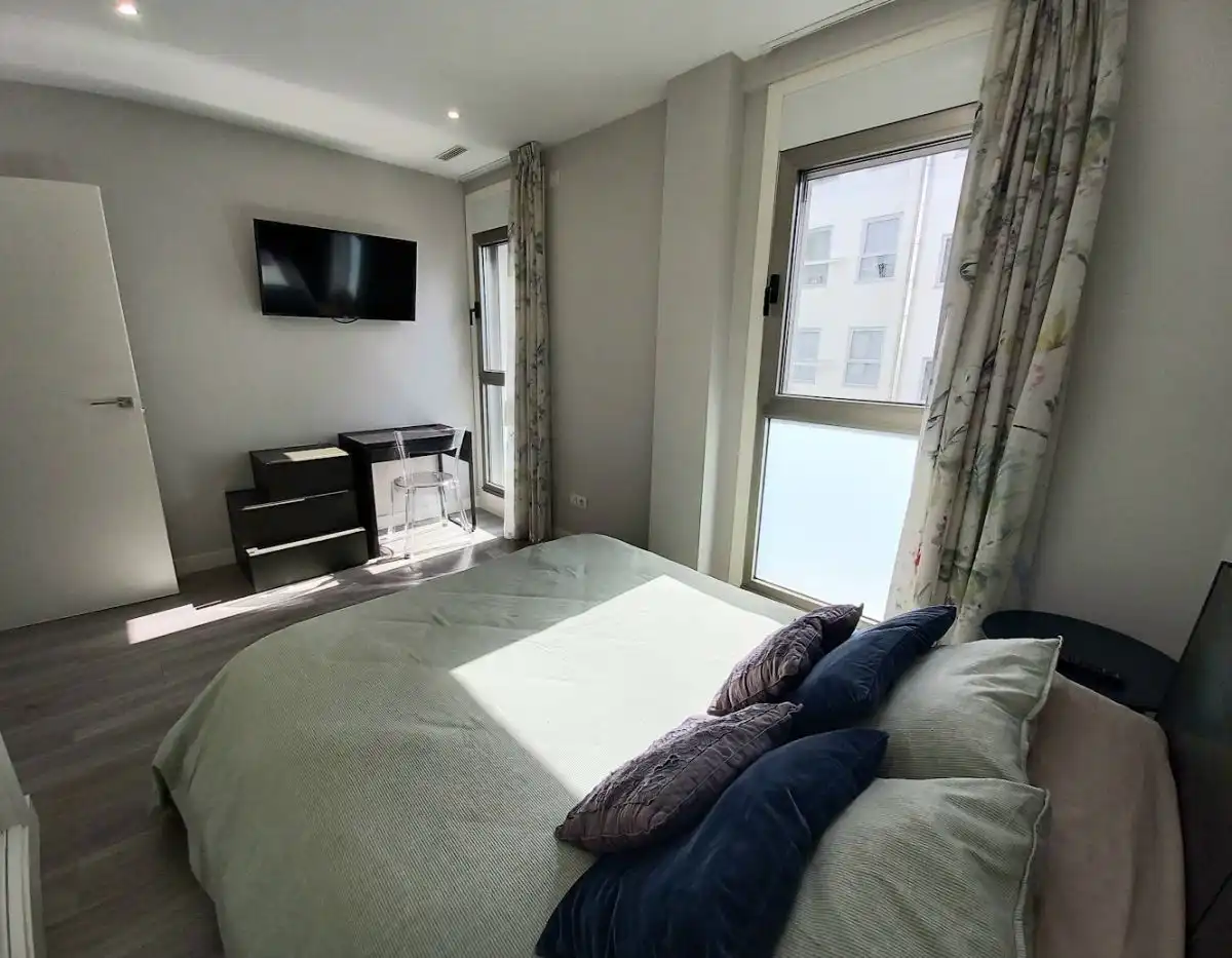 Bedroom of Flat for sale in A Coruña Capital   with Heating, Terrace and Storage room