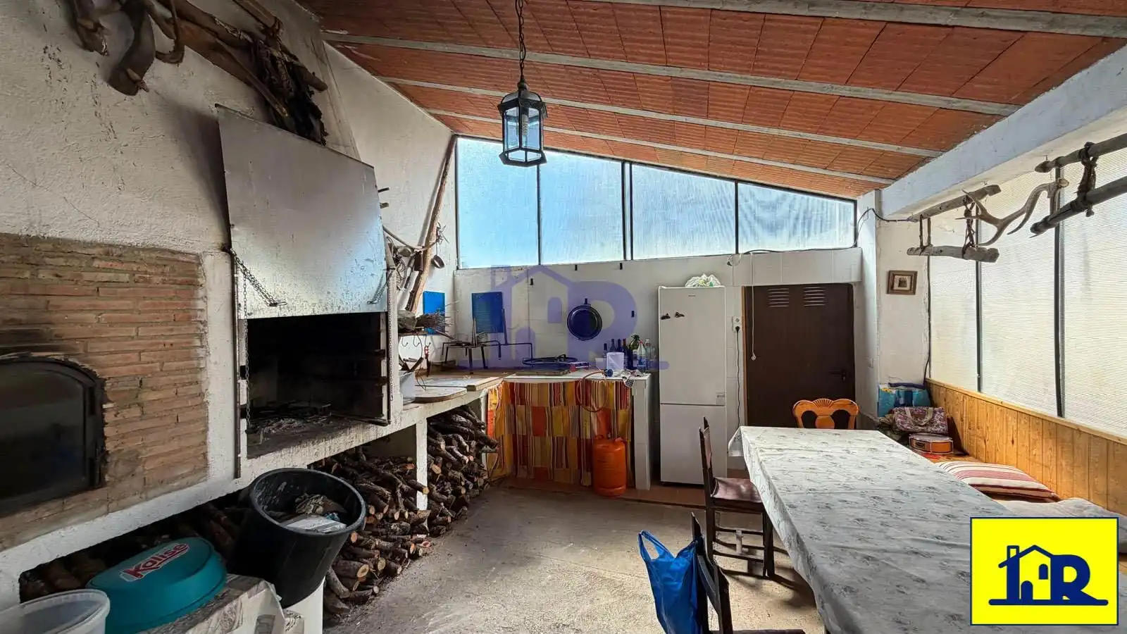 Cuina de Casa o xalet en venda en Cañada del Hoyo amb Calefacció, Terrassa i Traster