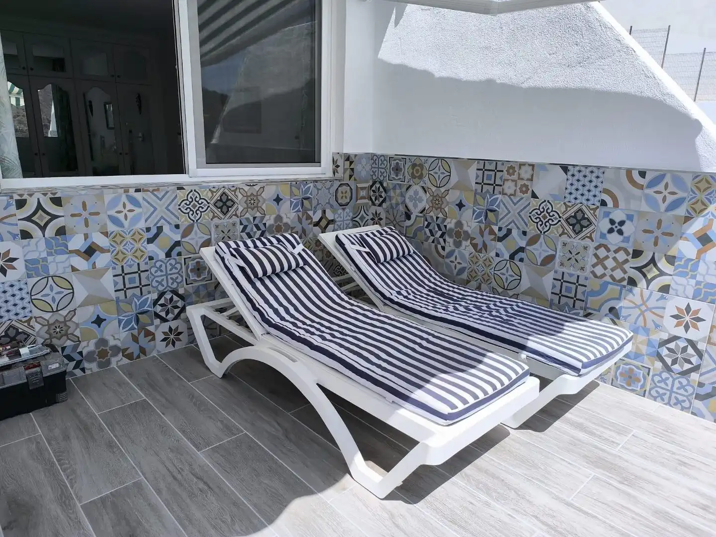 Terrassa de Apartament de lloguer en Mogán amb Terrassa, Moblat i Balcó