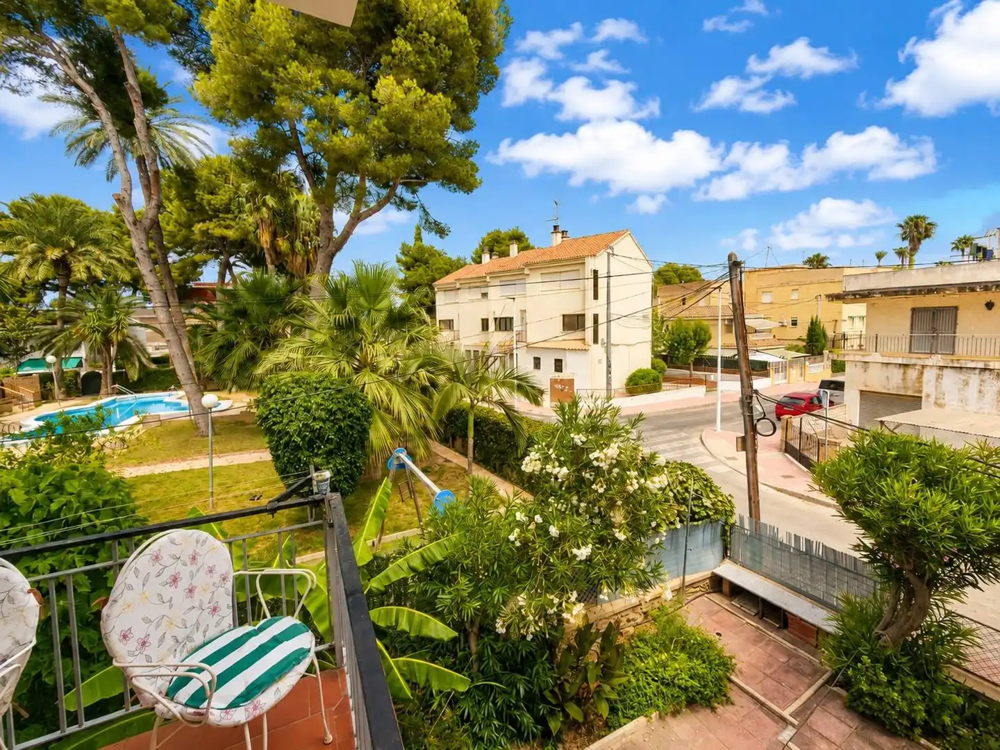 Vista exterior de Apartamento en venta en San Javier con Jardín privado, Terraza y Amueblado