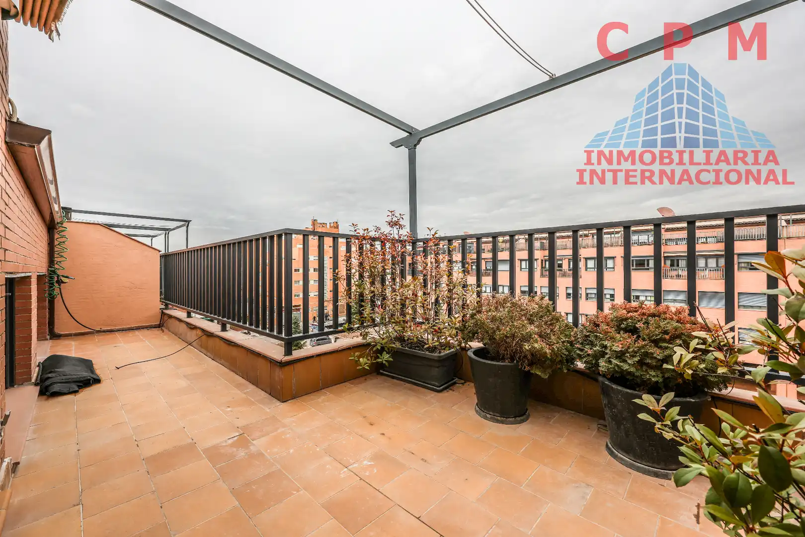 Terraza de Dúplex de alquiler en Madrid con Aire acondicionado, Calefacción y Parquet