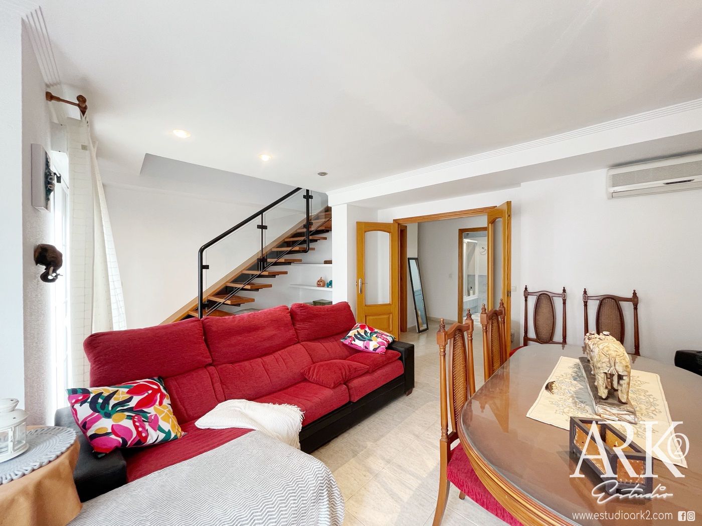Sala d'estar de Dúplex en venda en Gandia amb Aire condicionat, Terrassa i Traster