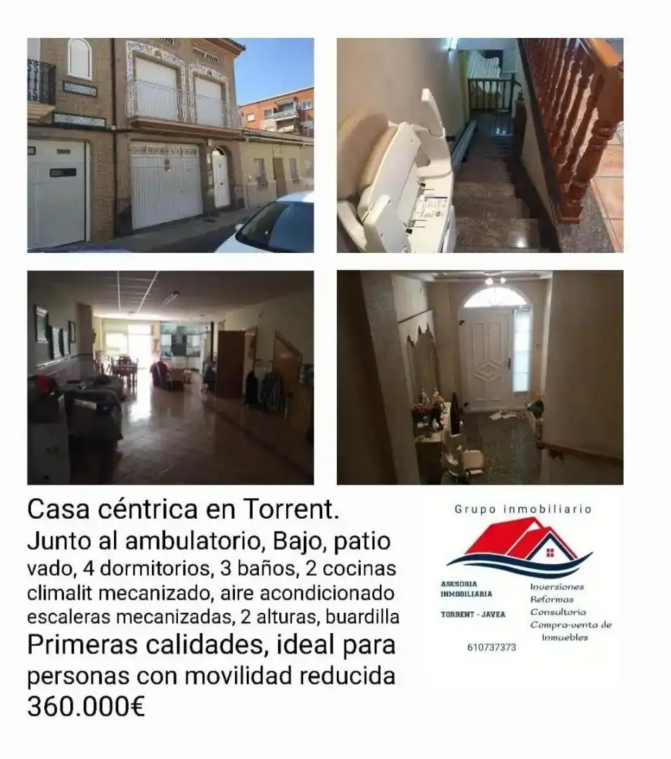 Vista exterior de Dúplex en venta en Torrent con Aire acondicionado