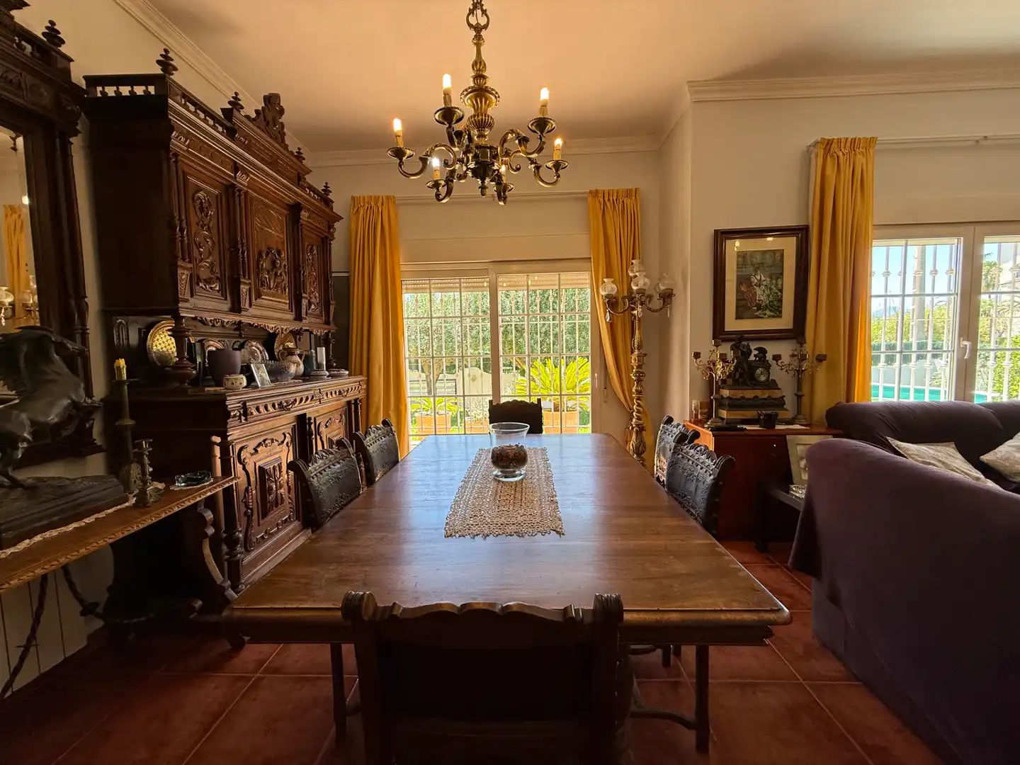 Dining room of Houses for sale in Dénia  with Air Conditioner, Heating and Private garden