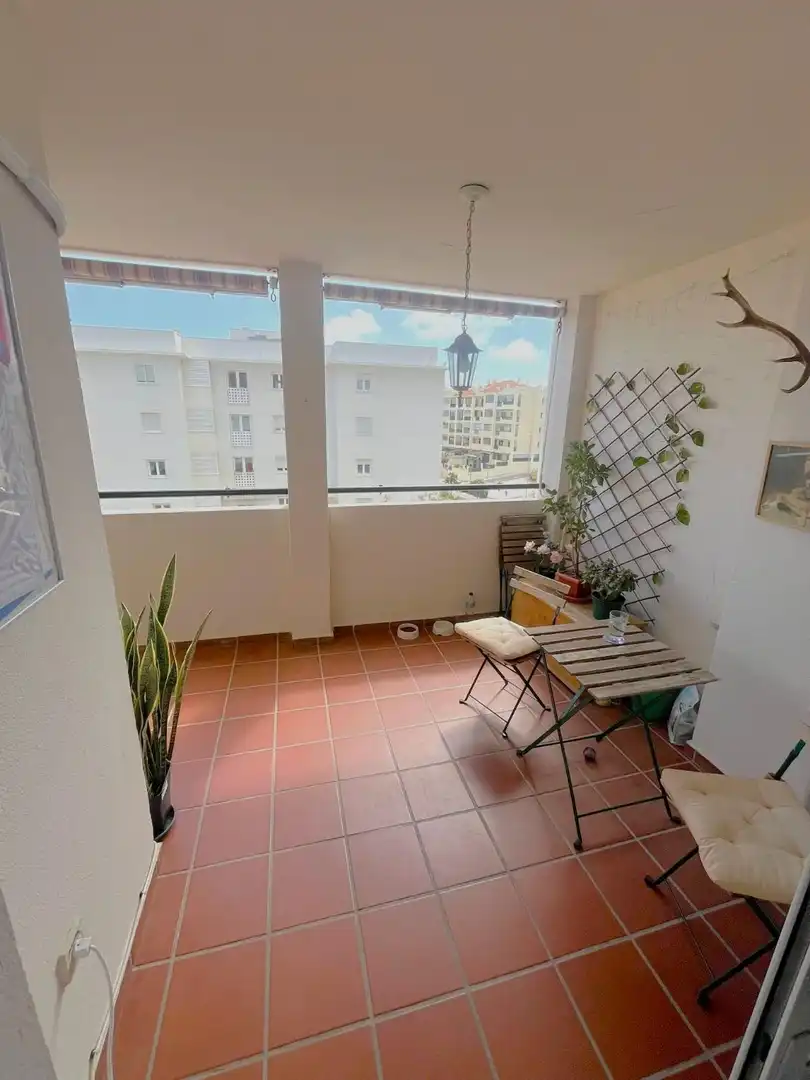 Balcony of Flat for sale in Benalmádena  with Air Conditioner, Heating and Private garden