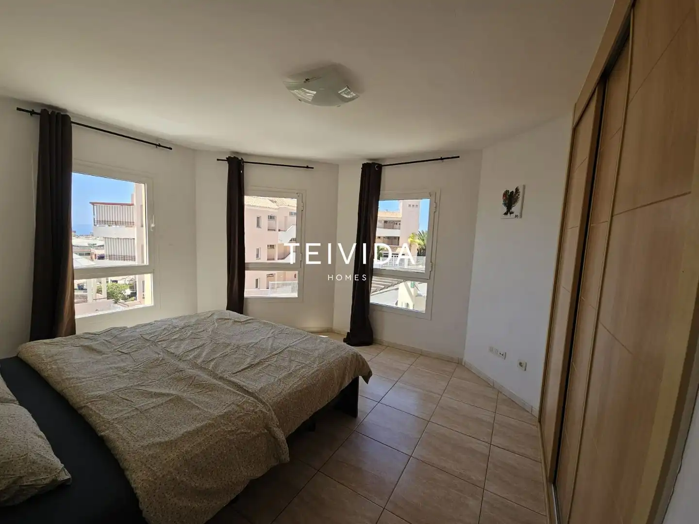 Schlafzimmer von Wohnung zur Miete in Adeje mit Schwimmbad, Möbliert und Gemeinschaftspool