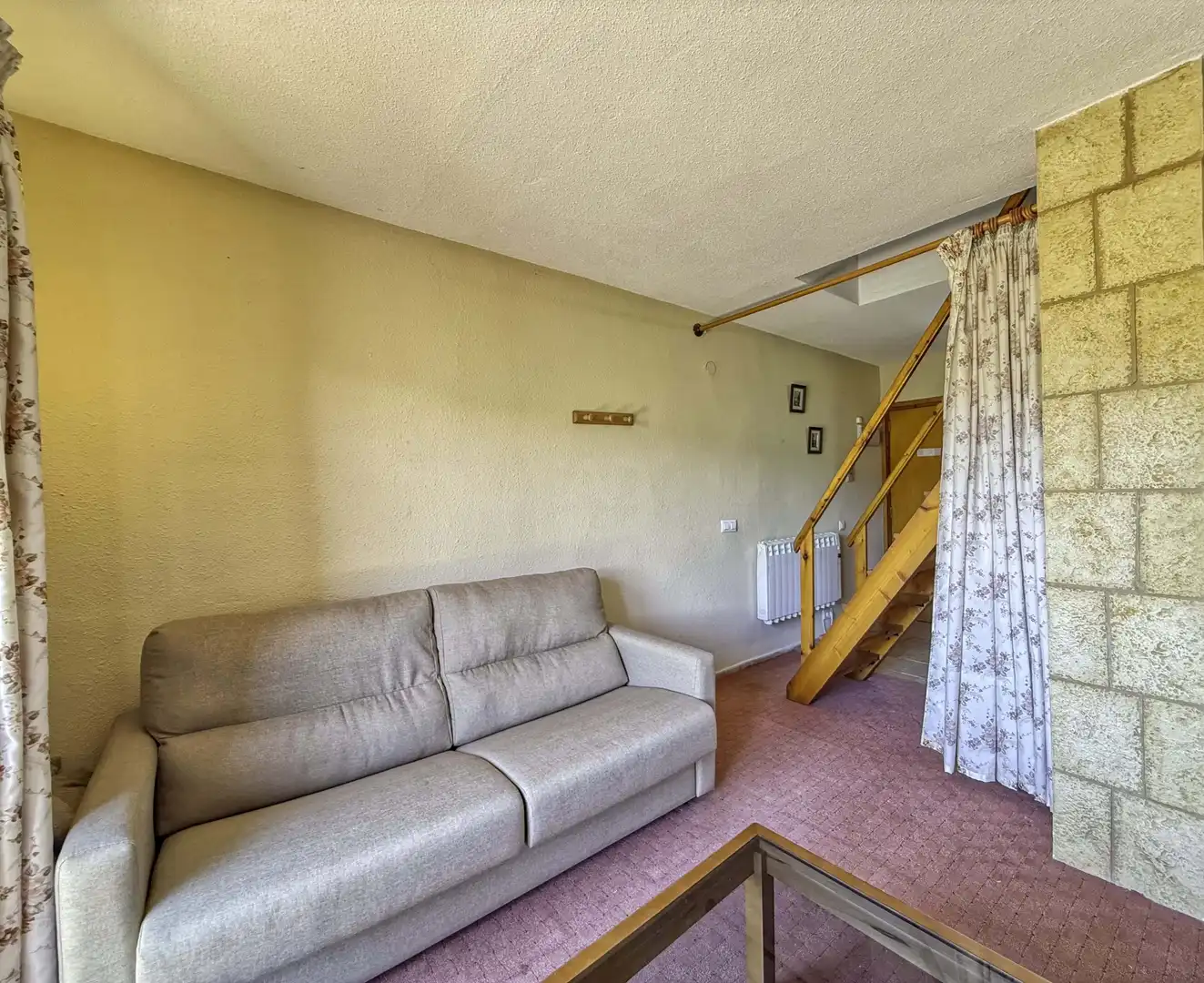 Living room of Flat for sale in Alcalá de la Selva  with Heating and Terrace