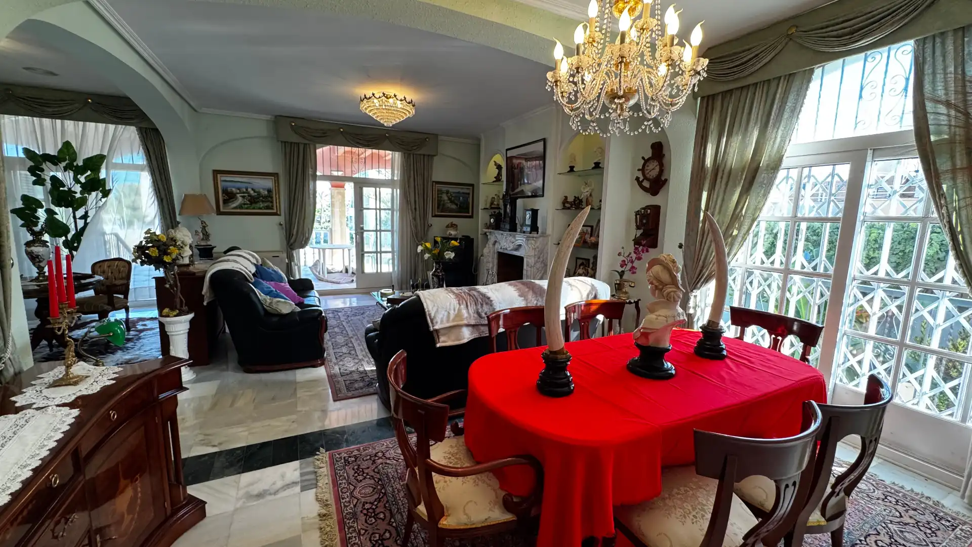 Menjador de Casa o xalet en venda en Torredembarra amb Aire condicionat, Calefacció i Jardí privat