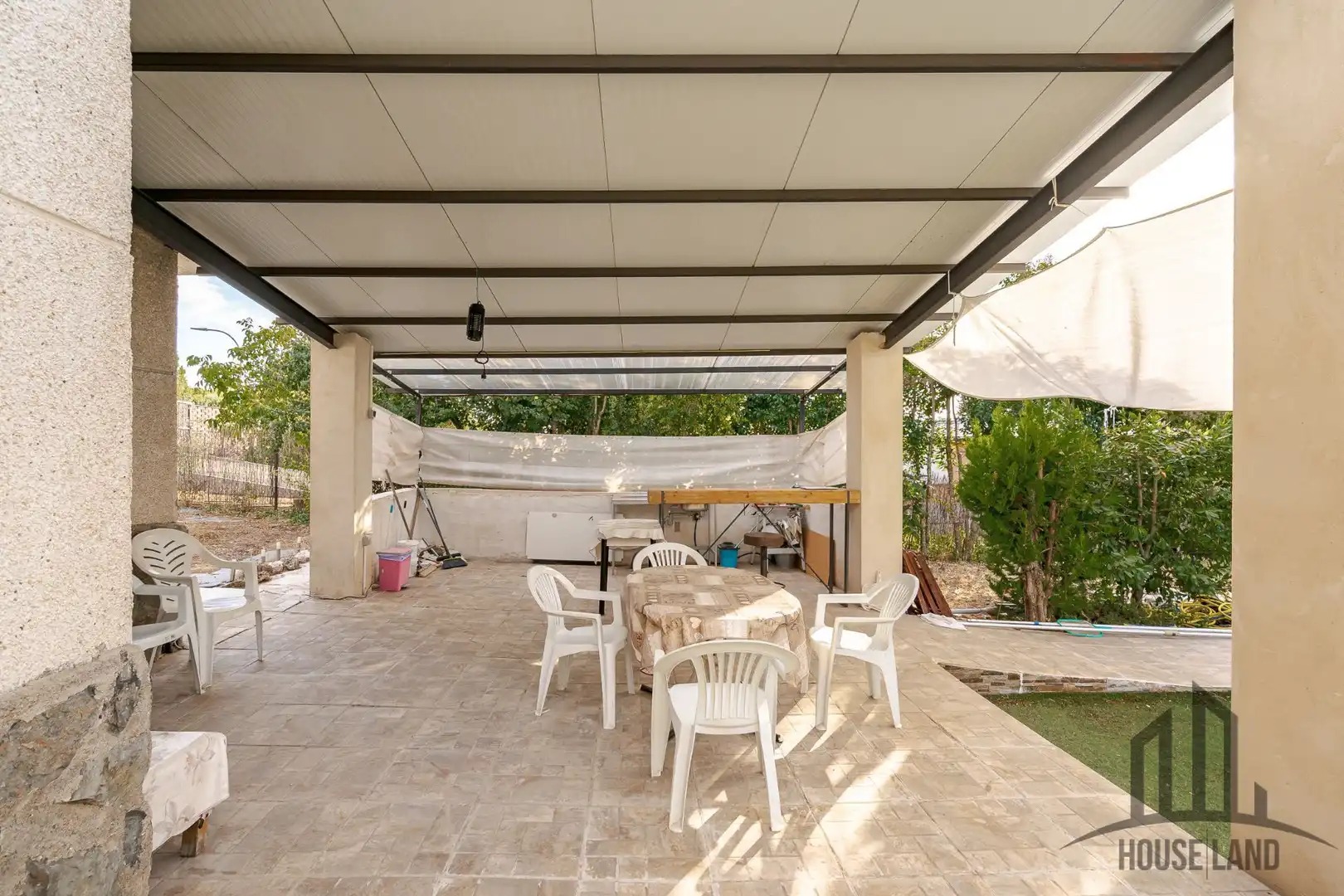 Terrasse von Haus oder Chalet zum Verkauf in Uceda mit Privatgarten und Schwimmbad