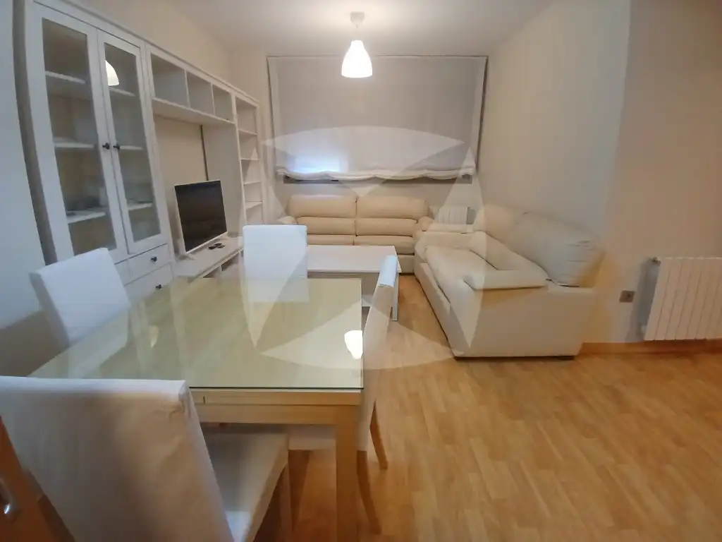 Living room of Flat for rent in Badajoz  with Air Conditioner, Private garden and Terrace