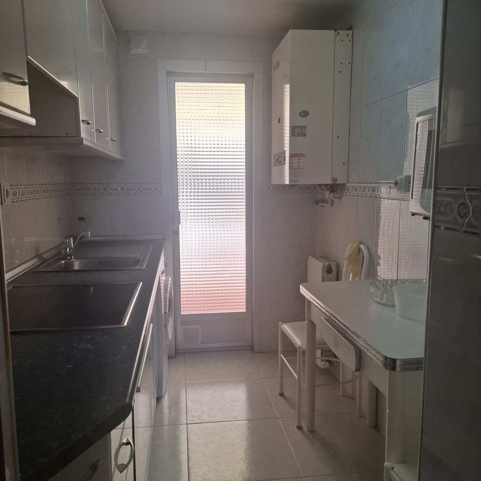 Kitchen of Planta baja for sale in  Logroño  with Terrace and Furnished