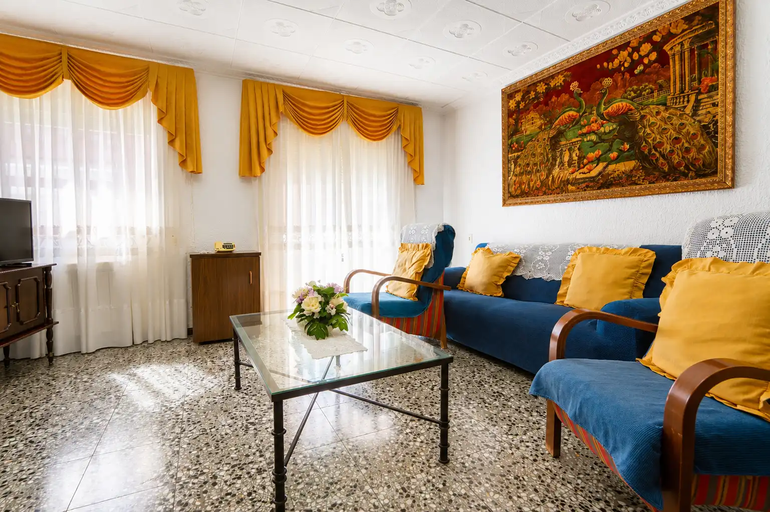 Living room of Flat for sale in Tarragona  with Terrace and Furnished