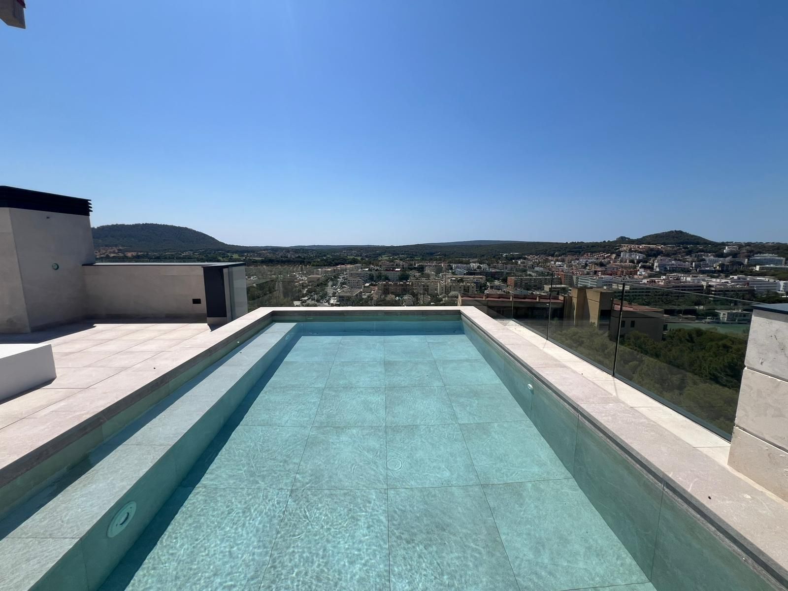 Swimming pool of Attic to rent in Calvià  with Air Conditioner, Heating and Terrace