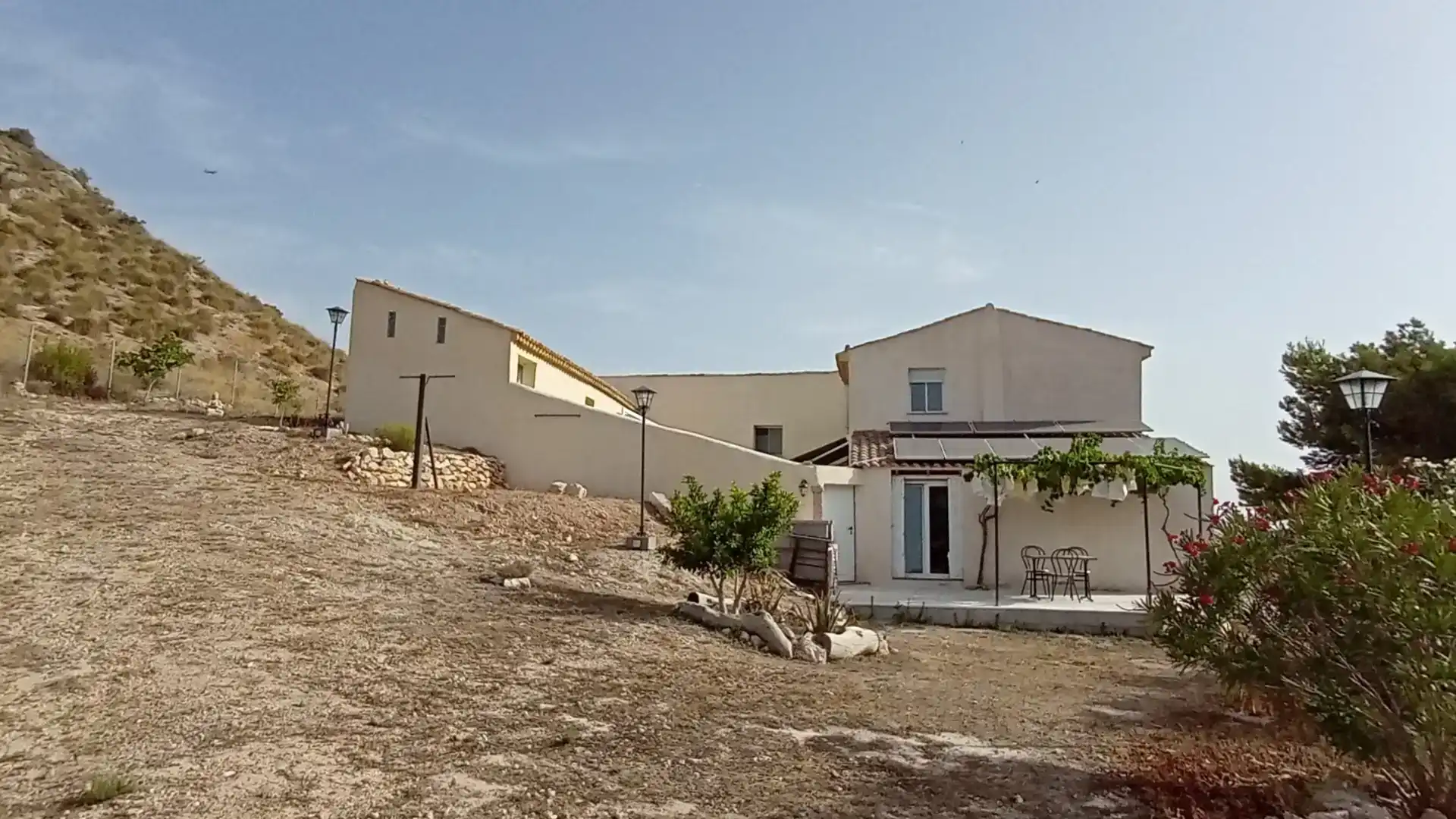 Vista exterior de Finca rústica en venda en Aspe amb Piscina