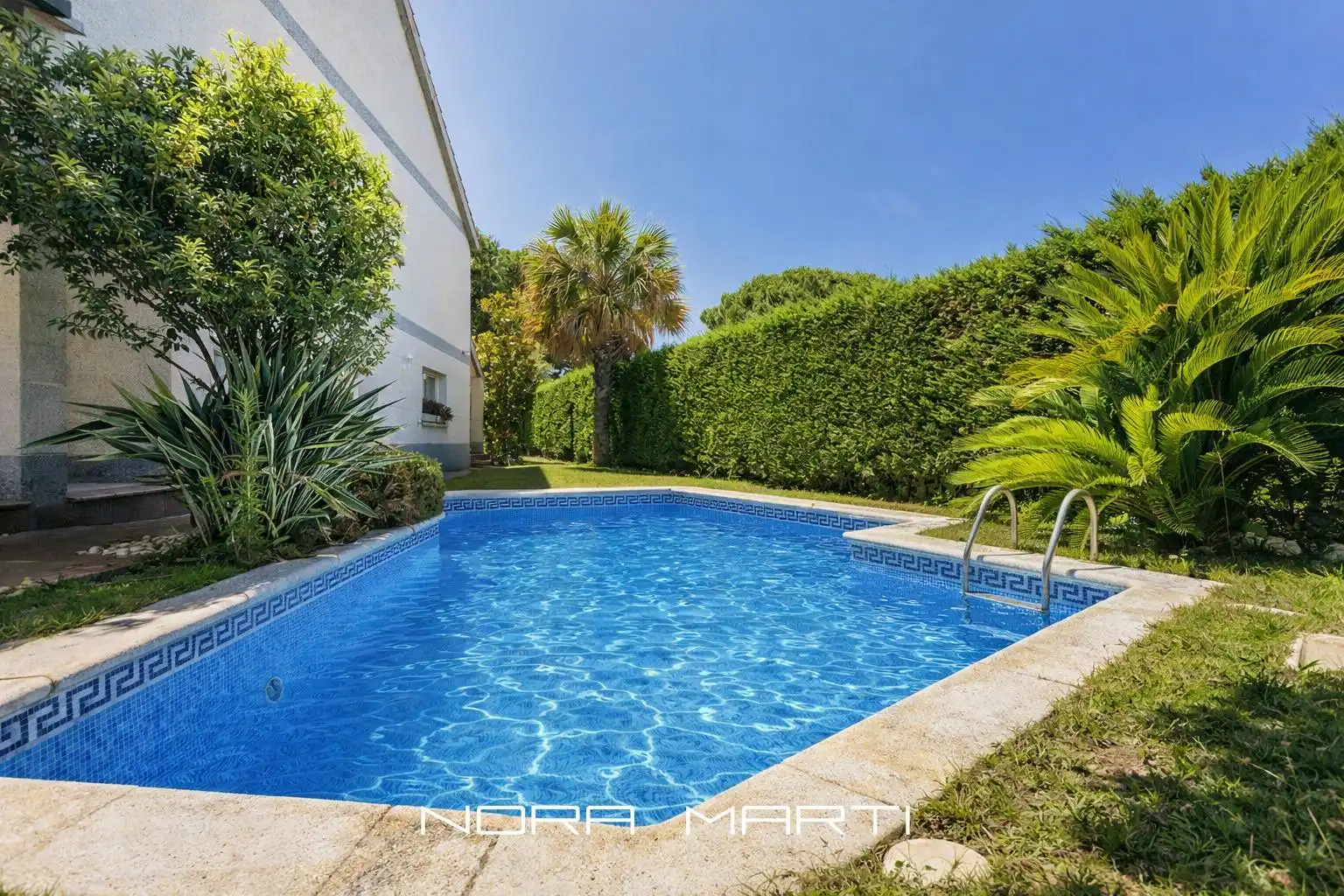 Swimming pool of Detached homes for sale in Sant Andreu de Llavaneres  with Private garden, Terrace and Swimming Pool