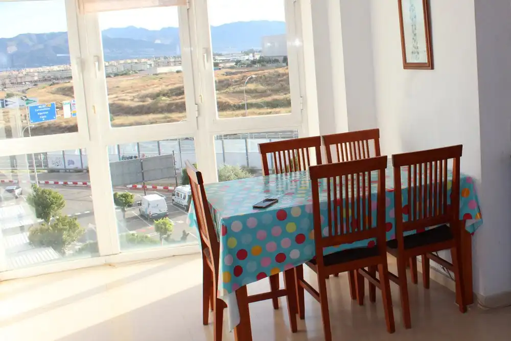 Dining room of Flat for rent in Málaga  with Air Conditioner, Heating and Furnished