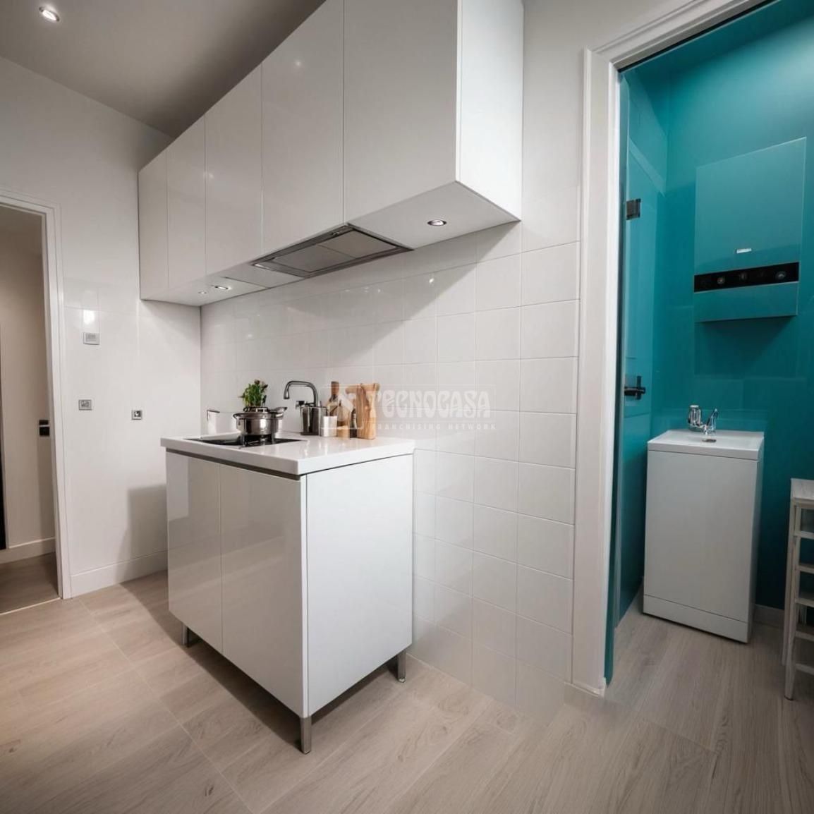 Kitchen of Flat for sale in  Madrid Capital