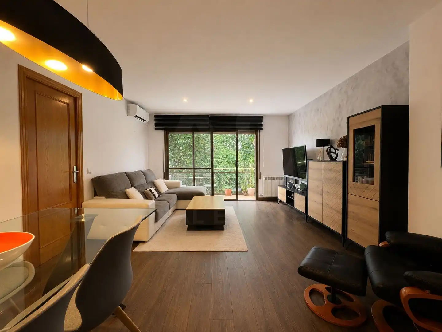 Living room of Duplexes for sale in La Roca del Vallès  with Air Conditioner, Heating and Terrace