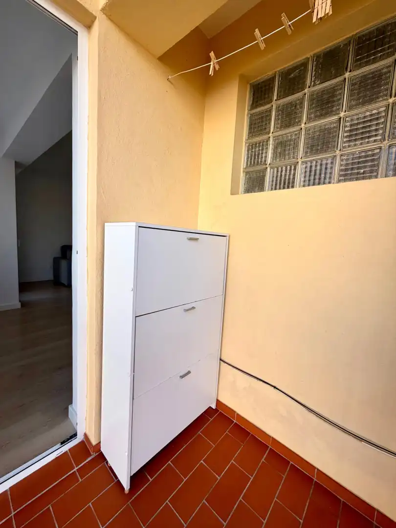 Balcony of Flat for rent in  Palma de Mallorca  with Air Conditioner, Heating and Parquet flooring