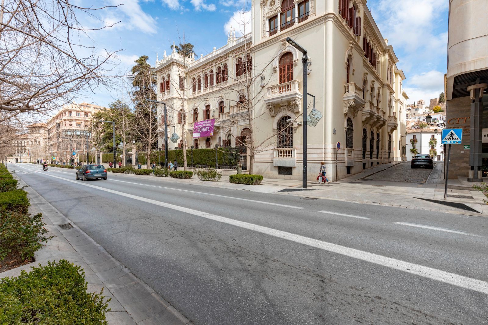 Exterior view of Flat for sale in  Granada Capital  with Air Conditioner, Heating and Parquet flooring