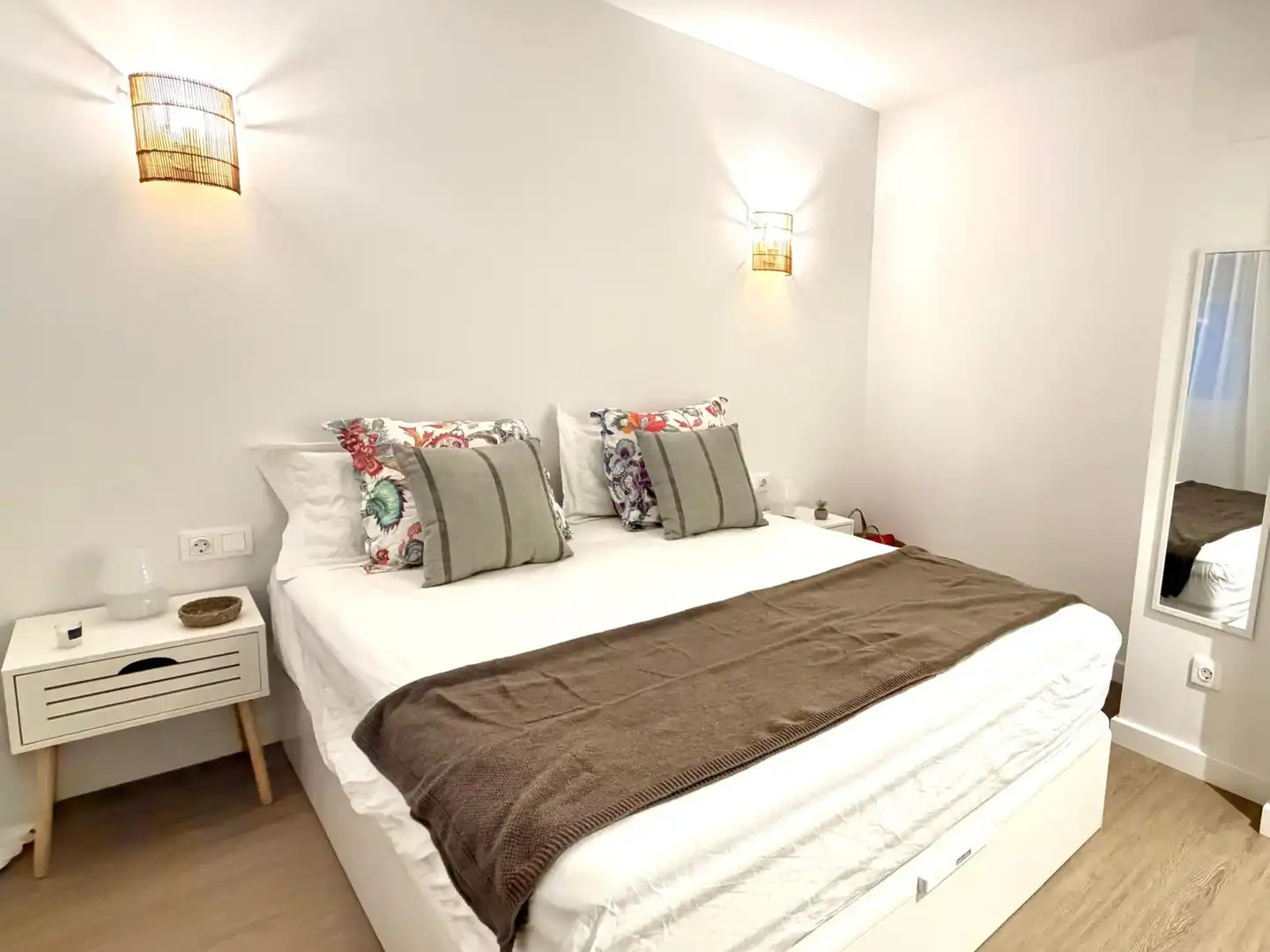Schlafzimmer von Wohnung zur Miete in Fuengirola mit Klimaanlage, Terrasse und Möbliert