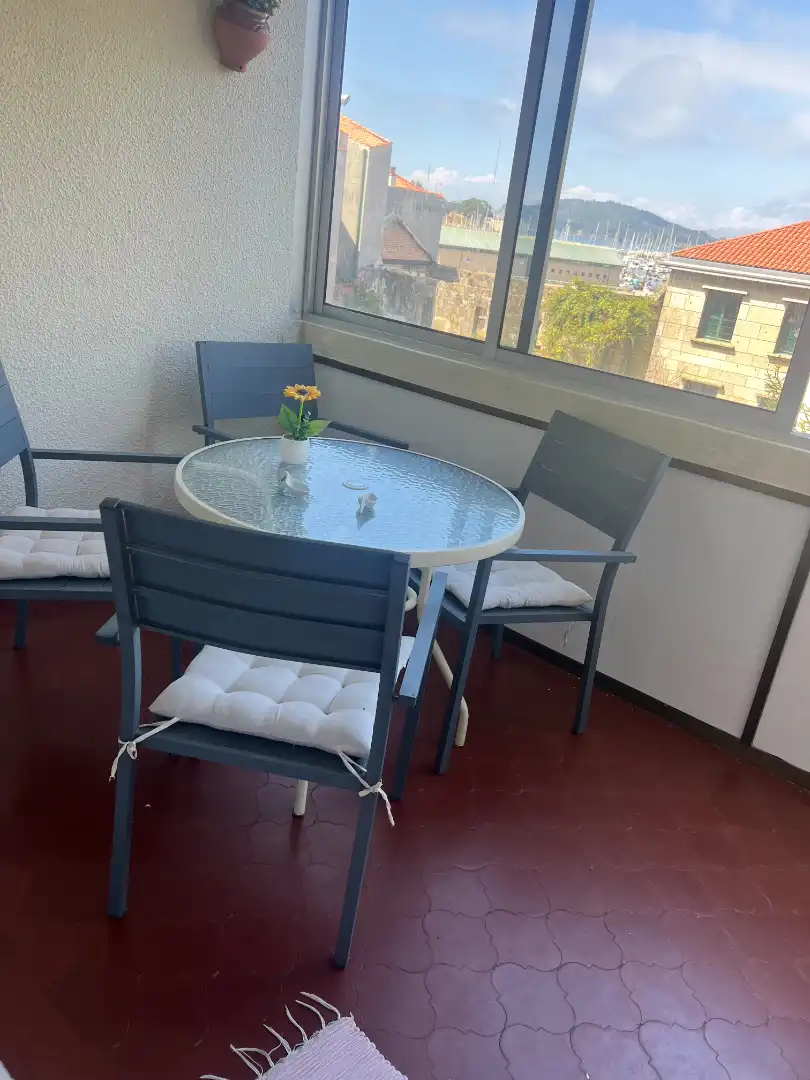 Terrassa de Pis en venda en Baiona amb Jardí privat, Moblat i Forn