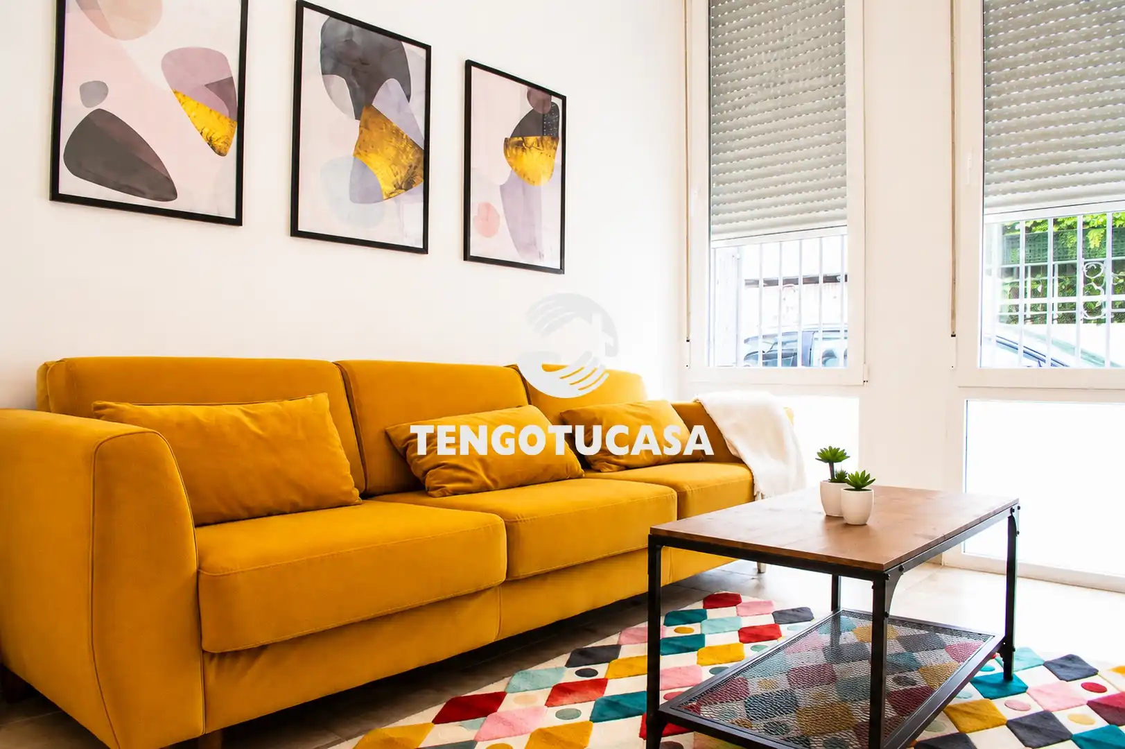 Sala de estar de Piso en venta en Madrid con Aire acondicionado, Calefacción y Amueblado
