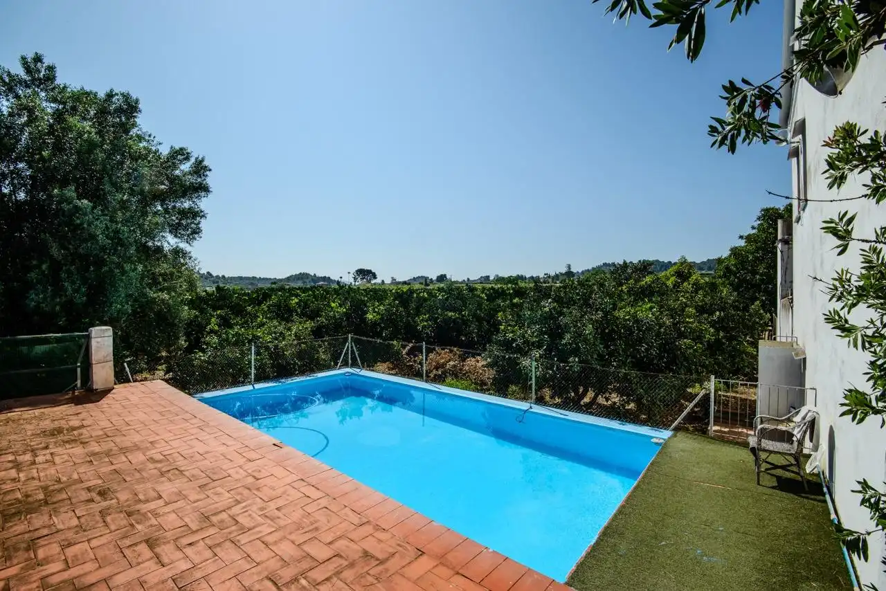 Piscina de Finca rústica en venda en Villanueva de Castellón amb Calefacció, Jardí privat i Terrassa
