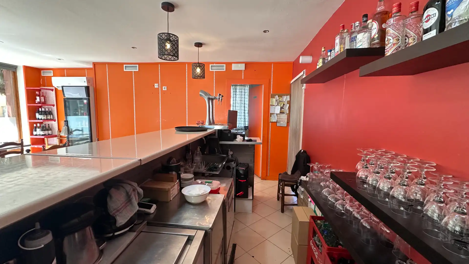 Cocina de Local en traspaso en Sant Joan de les Abadesses con Aire acondicionado, Terraza y Amueblado