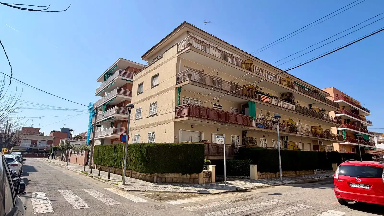 Vista exterior de Ático en venta en Cunit con Aire acondicionado, Terraza y Amueblado