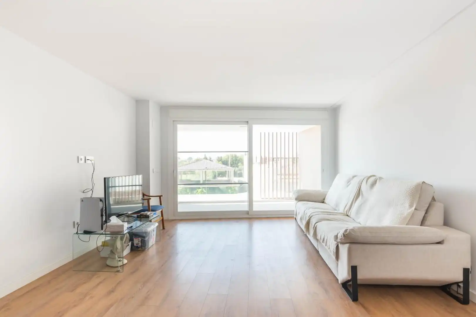 Living room of Flat for sale in Murcia  with Air Conditioner, Terrace and Storage room