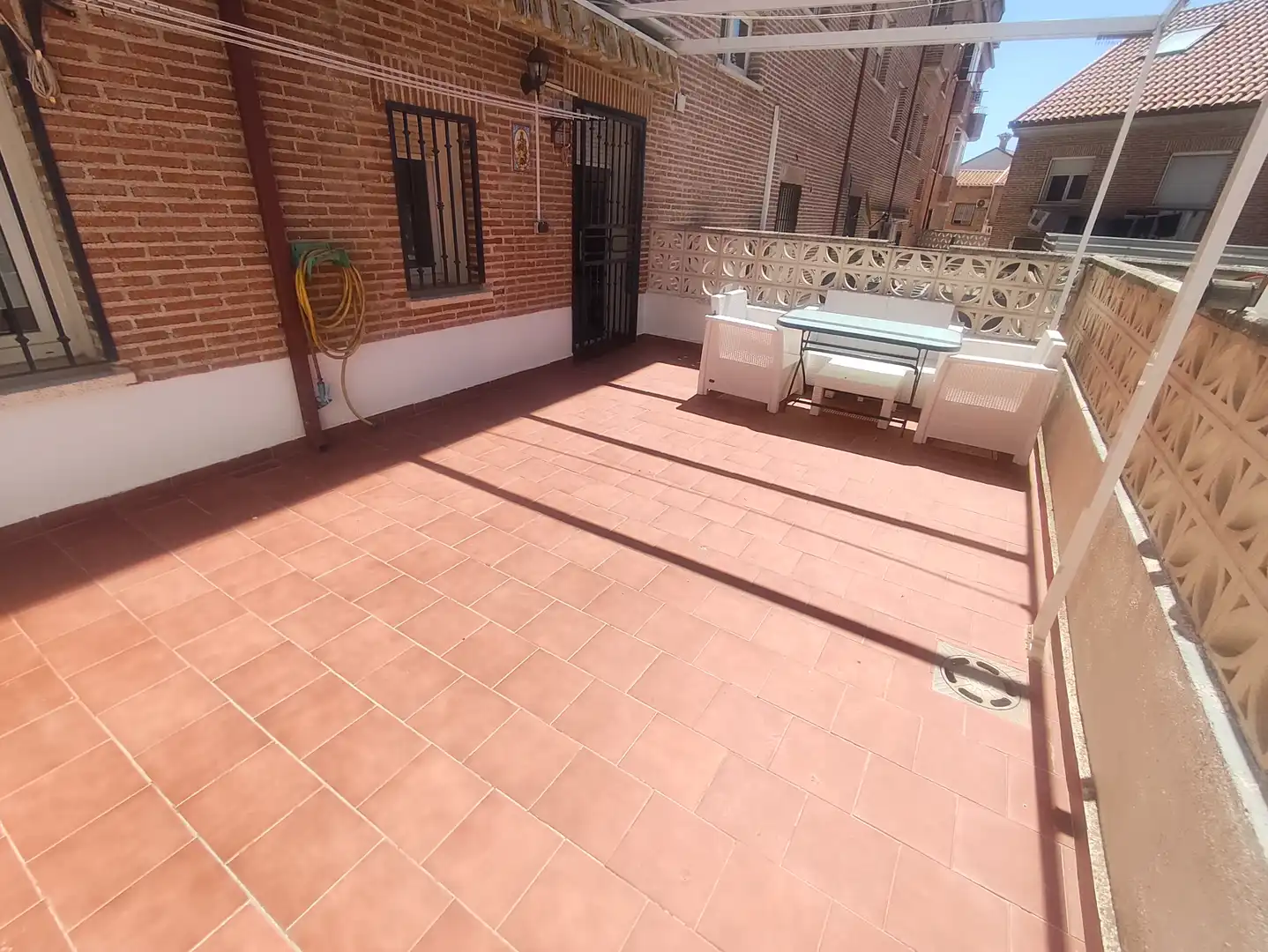 Terrace of Flat for rent in Valmojado  with Air Conditioner, Heating and Private garden