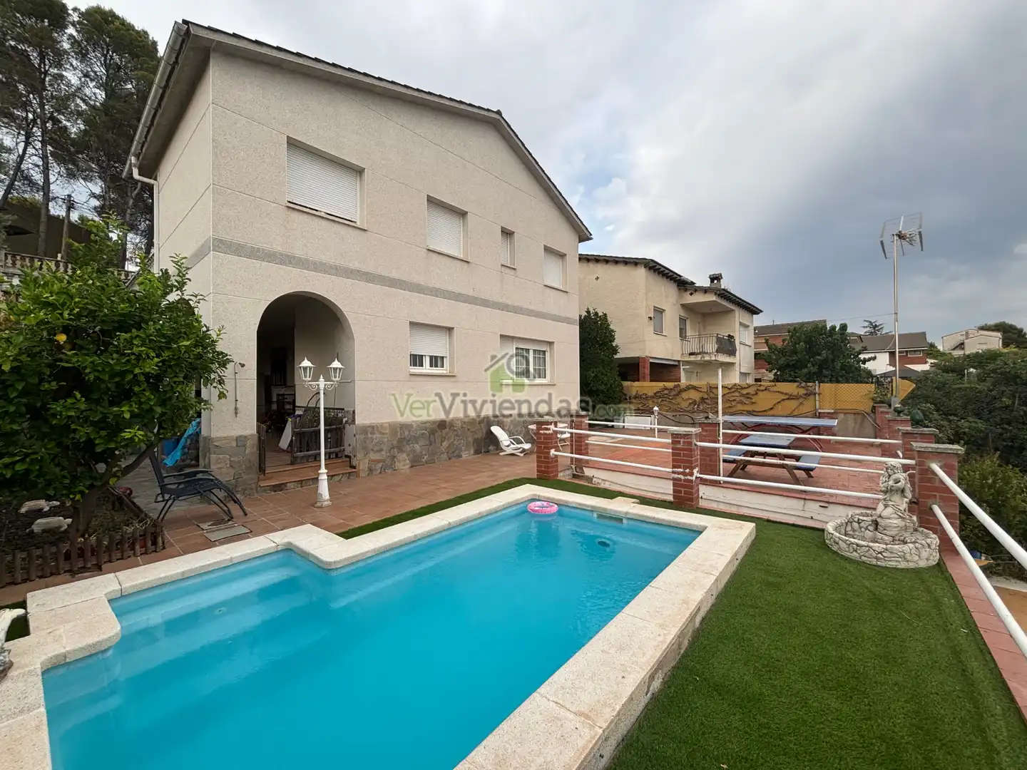 Jardí de Casa o xalet en venda en Piera amb Aire condicionat, Calefacció i Jardí privat