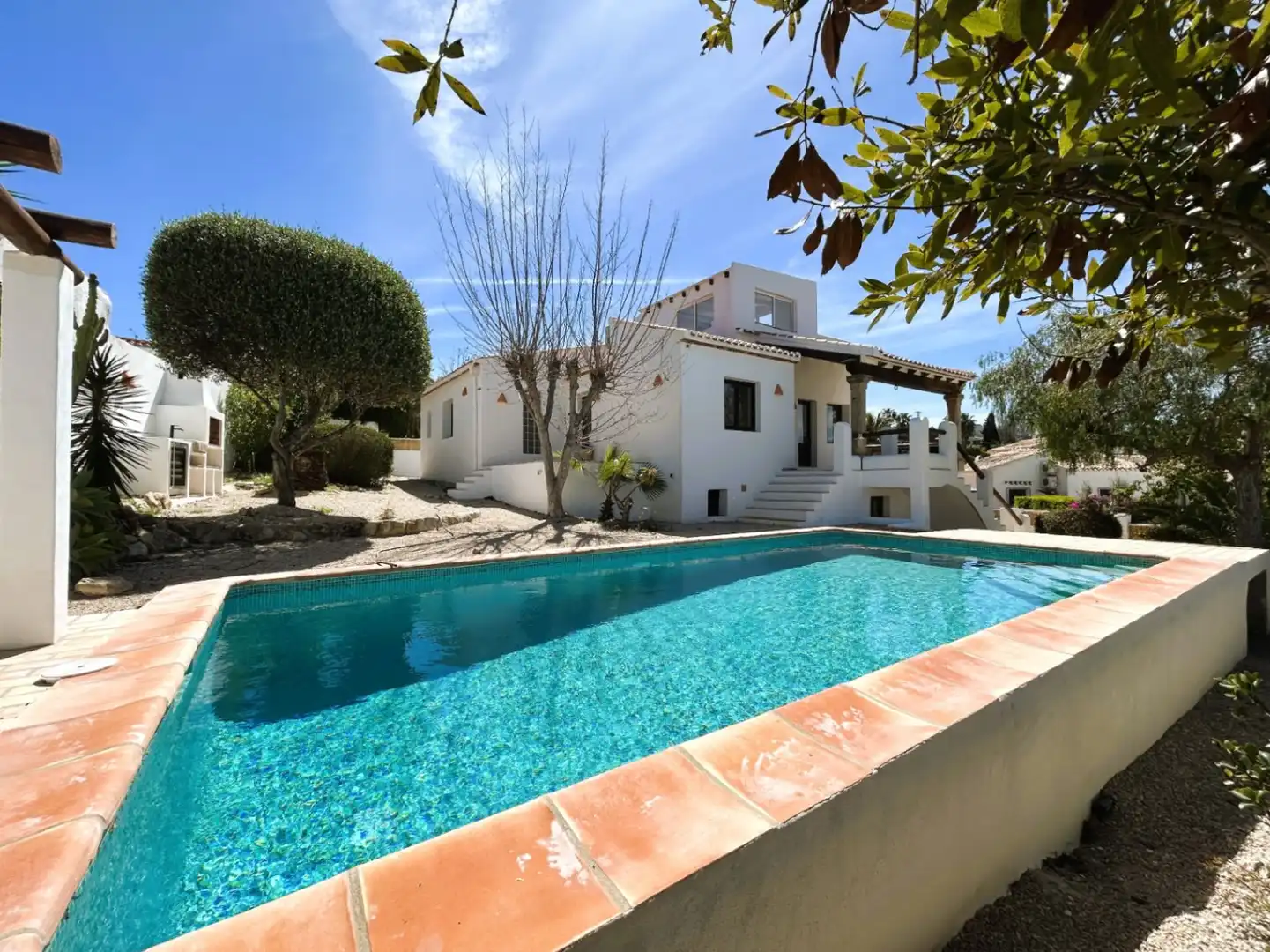 Exterior view of Houses for sale in Jávea / Xàbia  with Air Conditioner, Heating and Terrace