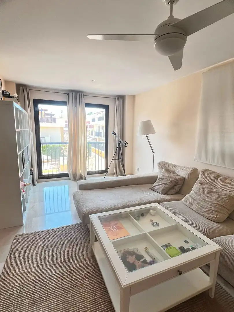 Sala d'estar de Apartament en venda en Jávea / Xàbia amb Aire condicionat, Calefacció i Terrassa