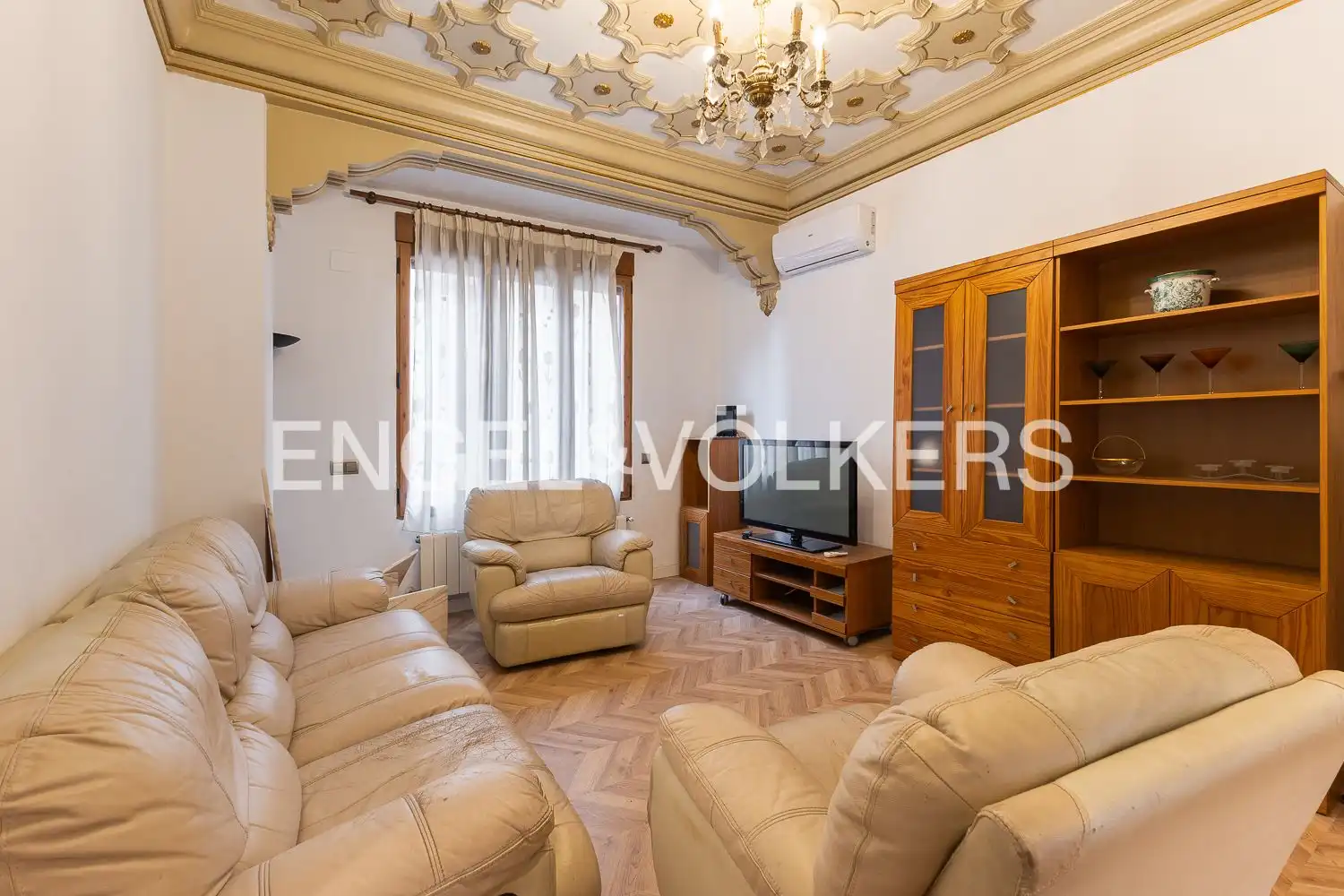 Living room of Flat for sale in  Valencia Capital  with Air Conditioner and Heating