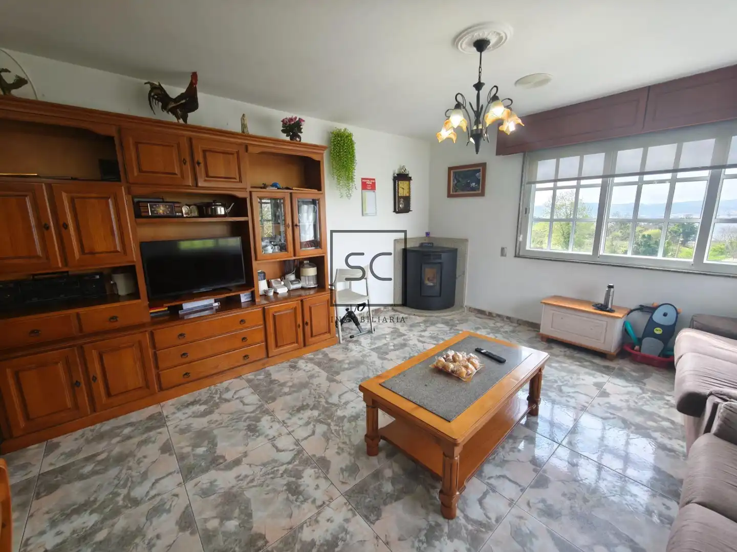 Sala de estar de Casa o chalet en venta en Fene con Jardín privado, Terraza y Trastero