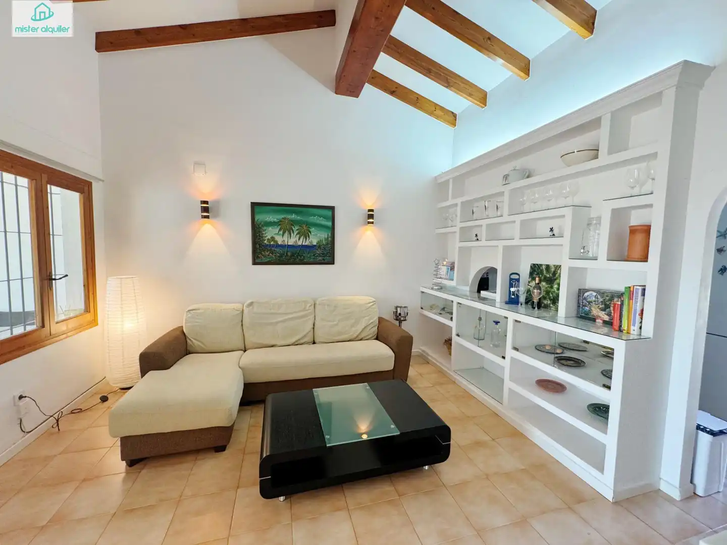 Living room of Detached homes for rent in El Campello  with Air Conditioner, Private garden and Terrace